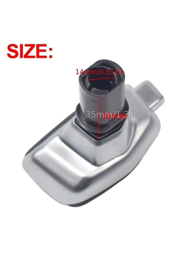 Leather With Holes Automatic Gear Shift Knob For Opel Insignia Astra Zafira Tourer Buick Regal Renault Koleos - Image 2